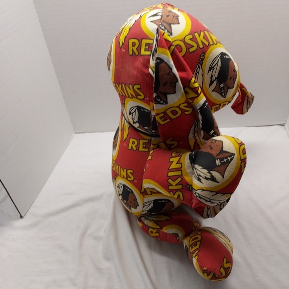 Vintage Washington Redskin Floppy Eared Stuffed Bunny W/ Forever License Plate. - Picture 5 of 10